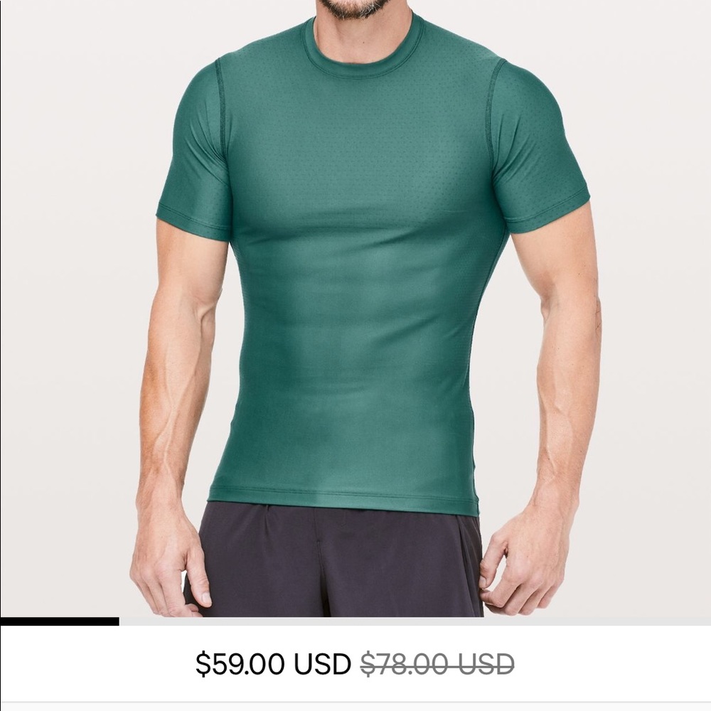 Lululemon Men’s Zoned In short sleeve shirt
